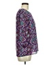 Miami 100% Polyester Purple 3/4 Sleeve Blouse Size M - photo 4