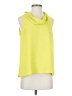 Vince Camuto 100% Polyester Yellow Sleeveless Blouse Size S - photo 1
