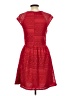 Buttons 100% Polyester Red Casual Dress Size L - photo 2
