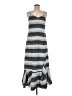 Thakoon Stripes Gray Casual Dress Size 6 - photo 1