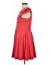 Elle Solid Red Cocktail Dress Size 12 - photo 5