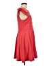 Elle Solid Red Cocktail Dress Size 12 - photo 4