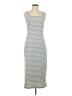 Unbranded Stripes Gray Casual Dress Size L - photo 1