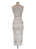 Boohoo Metallic Silver Cocktail Dress Size 6 - photo 2
