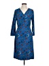 Remade Paisley Blue Casual Dress Size L - photo 1