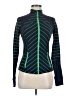 Lululemon Athletica Stripes Green Track Jacket Size 6 (estimated) - photo 1