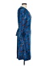 Remade Paisley Blue Casual Dress Size L - photo 4
