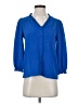 CeCe Blue 3/4 Sleeve Blouse Size XXS - photo 1