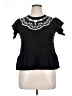 RED Valentino Black Short Sleeve Top Size XL - photo 1