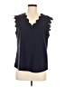 Unbranded Black Sleeveless Blouse Size M - photo 1