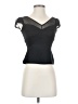 Harper Black Short Sleeve Top Size S - photo 1