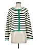 Assorted Brands 100% Acrylic Stripes Green Cardigan Size S - photo 1