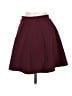 Decree Solid Burgundy Formal Skirt Size M - photo 2