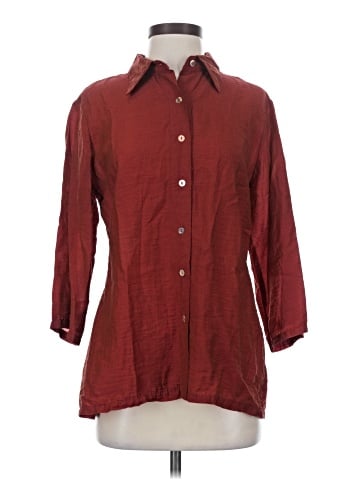 Cut Loose 3/4 Sleeve Button-Down Shirt (view 1)