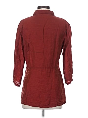 Cut Loose 3/4 Sleeve Button-Down Shirt (view 2)