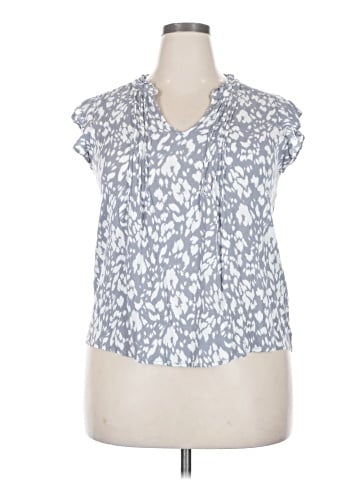 Monday Fun Short Sleeve Blouse (view 1)