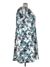eShakti 100% Polyester Print Teal Casual Dress Size 4X - photo 4