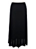 AGB 100% Polyester Solid Black Formal Skirt Size M - photo 1