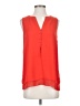 Rose + Olive 100% Polyester Orange Sleeveless Blouse Size M - photo 1