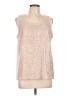 Chico's Silver Sleeveless Top Size Lg (2) - photo 1