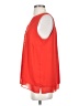 Rose + Olive 100% Polyester Orange Sleeveless Blouse Size M - photo 5