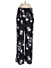 Three Dots 100% Rayon Floral Black Casual Pants Size L - photo 1