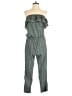 Solemio 100% Polyester Hearts Green Jumpsuit Size S - photo 1