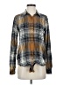 Kavu 100% Cotton Plaid Gray Long Sleeve Blouse Size XS - photo 1