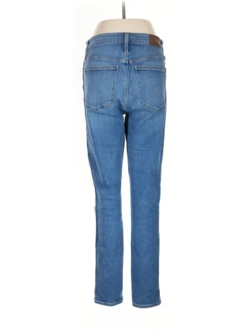 Madewell Tall Curvy Roadtripper Supersoft Skinny Jeans in Monroe Wash: Button-Front Edition (view 2)
