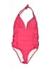 Unbranded Solid Pink One Piece Swimsuit Size XL - photo 1