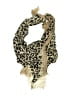 Unbranded Animal Print Tan Brown Scarf One size - photo 1