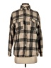 Bailey Rose 100% Polyester Plaid Brown Long Sleeve Blouse Size S - photo 1