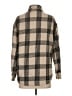 Bailey Rose 100% Polyester Plaid Brown Long Sleeve Blouse Size S - photo 2