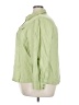 Ruby Rd. Green 3/4 Sleeve Button-Down Shirt Size 3X - photo 5
