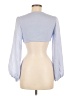 Princess Polly Blue 3/4 Sleeve Blouse Size 6 - photo 2