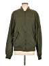 H&M L.O.G.G. 100% Polyamide Solid Green Jacket Size M - photo 1