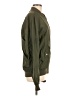 H&M L.O.G.G. 100% Polyamide Solid Green Jacket Size M - photo 4