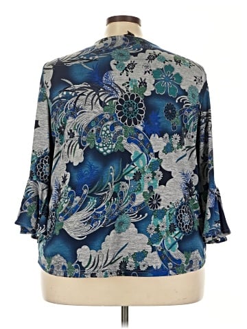 Links 3/4 Sleeve Blouse (view 2)