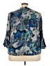 Links Blue 3/4 Sleeve Blouse Size 3X - photo 2