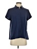 French Connection 100% Polyester Blue Short Sleeve Blouse Size XS - photo 1