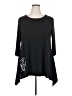 The Look Black Long Sleeve Top Size XXL - photo 1