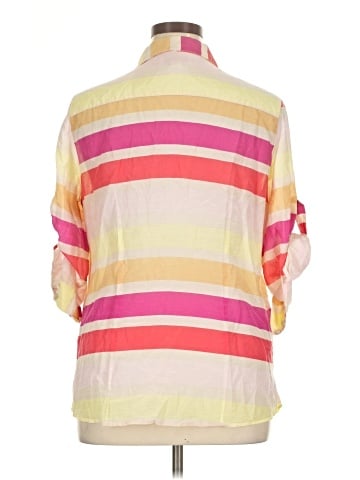 Coldwater Creek 3/4 Sleeve Button-Down Shirt (view 2)