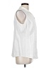 misook White Sleeveless Button-Down Shirt Size L - photo 4