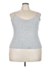 Unbranded Silver Sleeveless Top Size 3X - photo 1