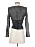 Self-Portrait Black Long Sleeve Top Size 4 - photo 2