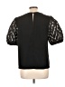 VOY Black Short Sleeve Blouse Size L - photo 2
