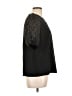 VOY Black Short Sleeve Blouse Size L - photo 4
