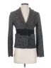 Max Mara Tweed Gray Black Blazer Size 4 - photo 1
