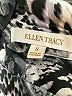 Ellen Tracy Animal Print Black 3/4 Sleeve Blouse Size S - photo 7