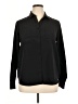 Lands' End 100% Polyester Black Long Sleeve Blouse Size 16 - photo 1